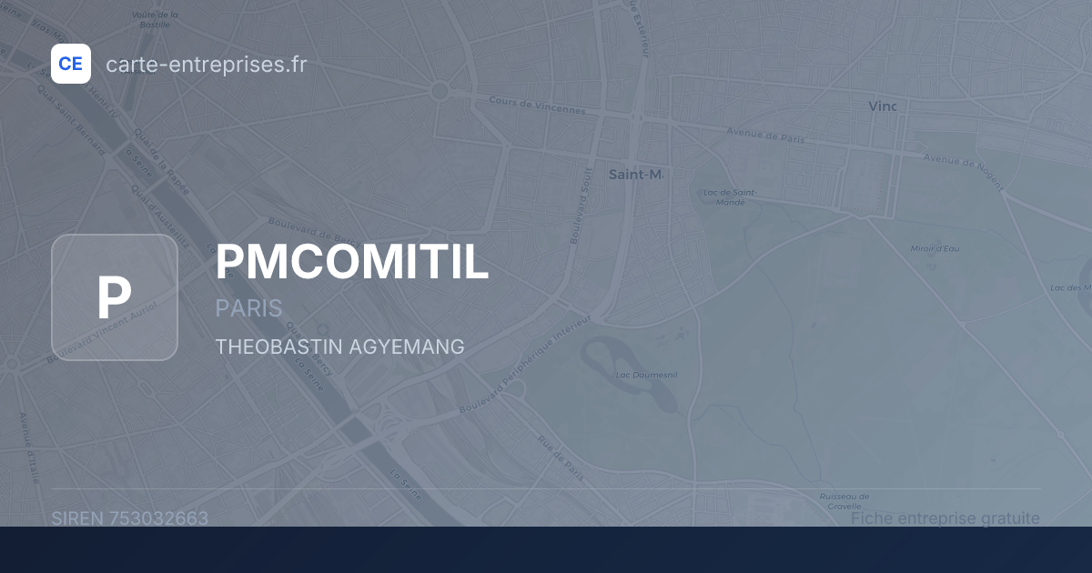 PMCOMITIL — 753032663 — fiche entreprise