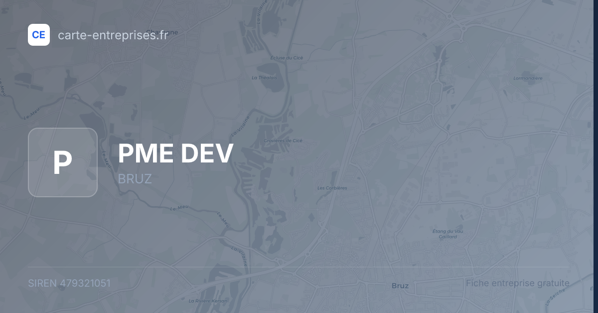 PME DEV — 479321051 — fiche entreprise