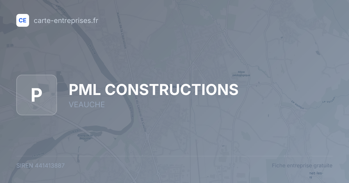 PML CONSTRUCTIONS — 441413887 — fiche entreprise