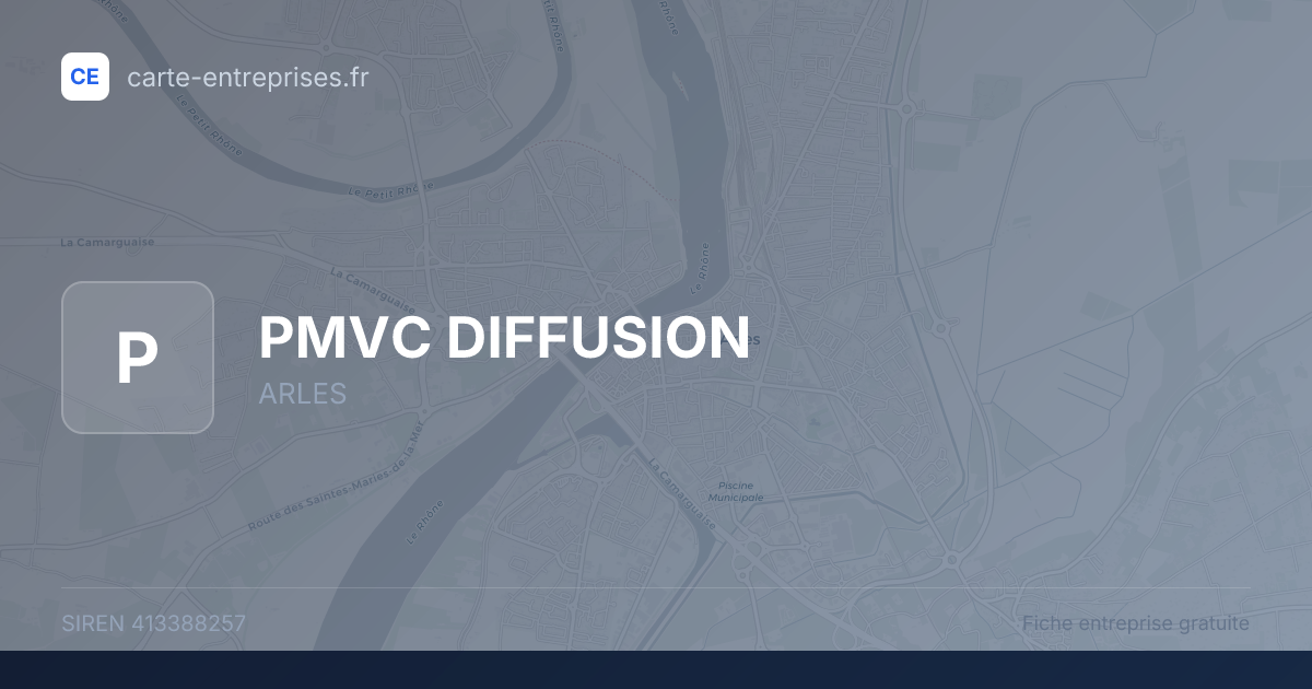 PMVC DIFFUSION — 413388257 — fiche entreprise