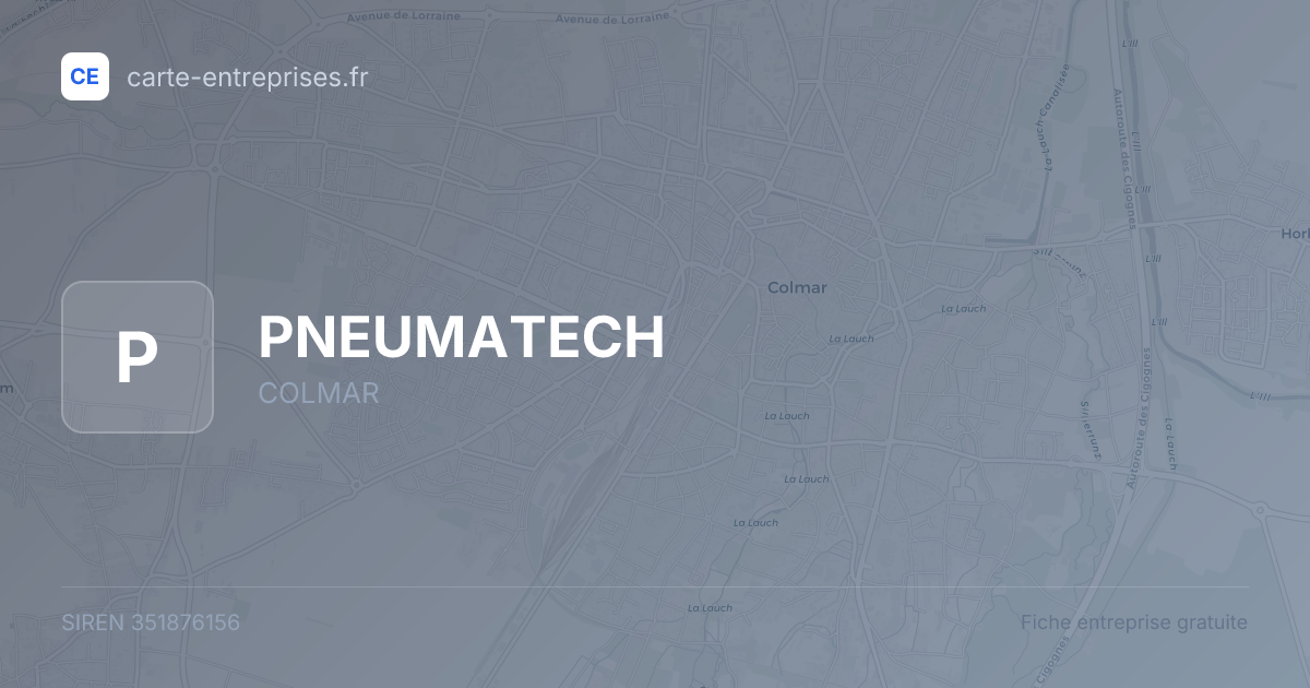 PNEUMATECH — 351876156 — fiche entreprise