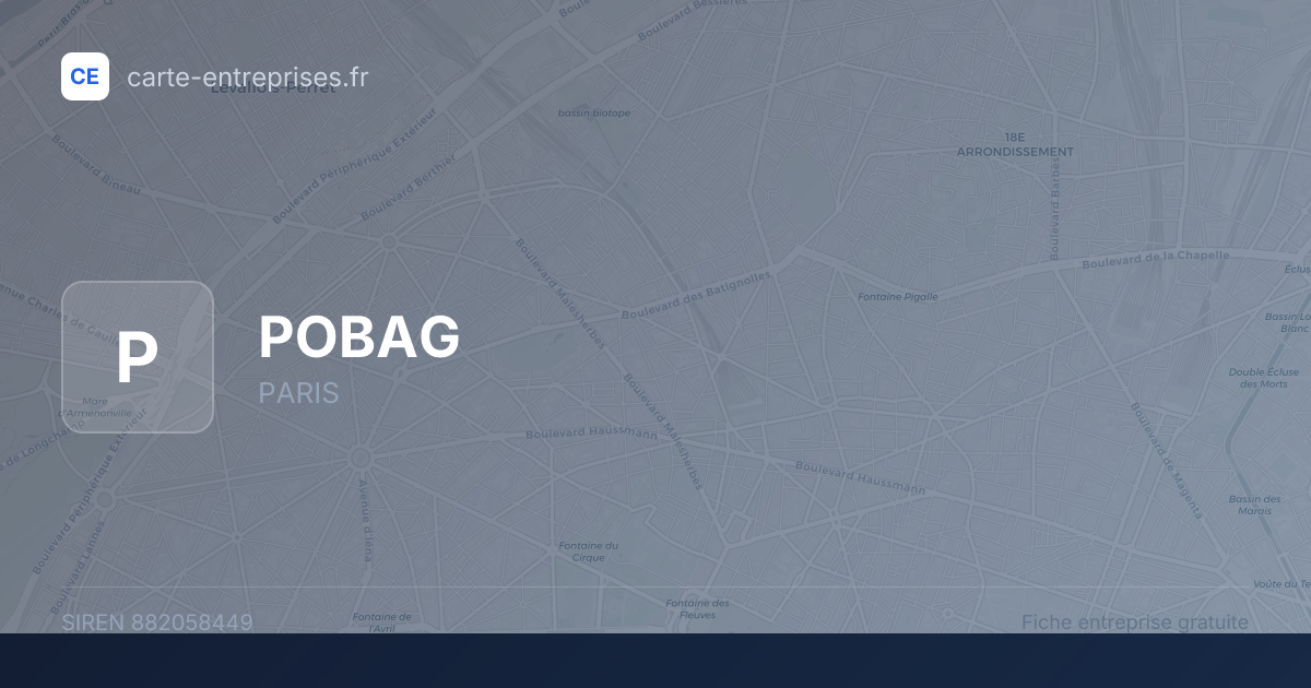 POBAG — 882058449 — fiche entreprise