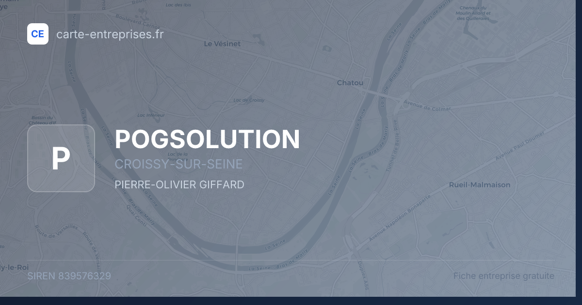 POGSOLUTION — 839576329 — fiche entreprise