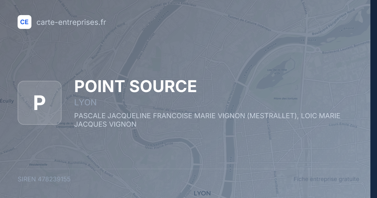 POINT SOURCE — 478239155 — fiche entreprise