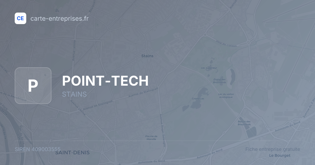 POINT-TECH — 409003555 — fiche entreprise