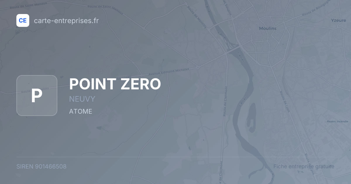 POINT ZERO — 901466508 — fiche entreprise