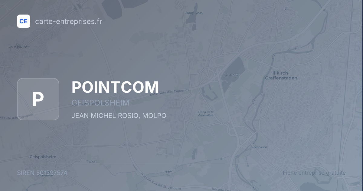 POINTCOM — 501397574 — fiche entreprise