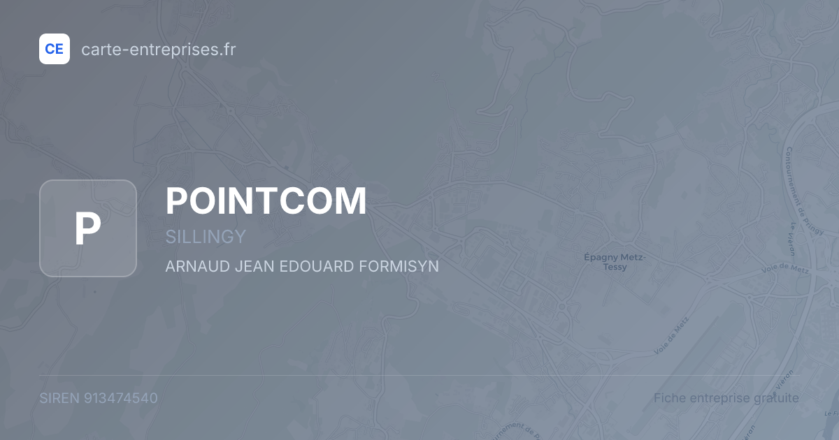 POINTCOM — 913474540 — fiche entreprise