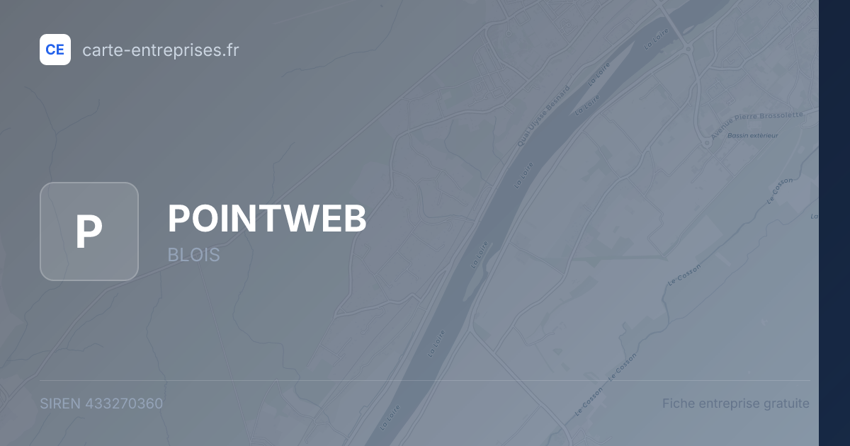 POINTWEB — 433270360 — fiche entreprise