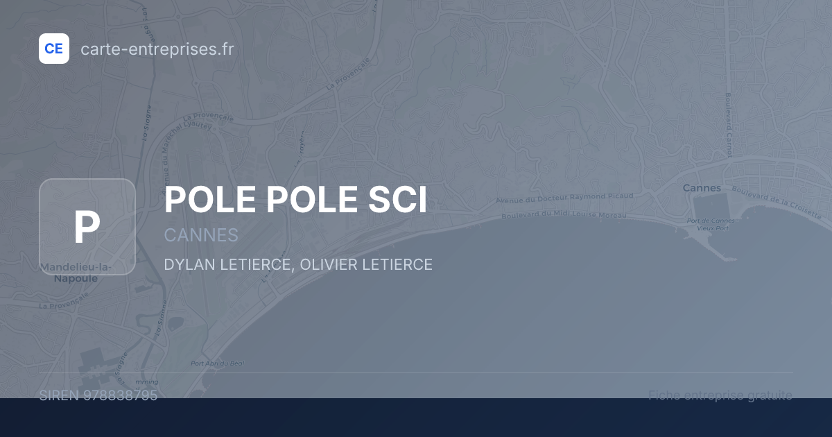 POLE POLE SCI — 978838795 — fiche entreprise