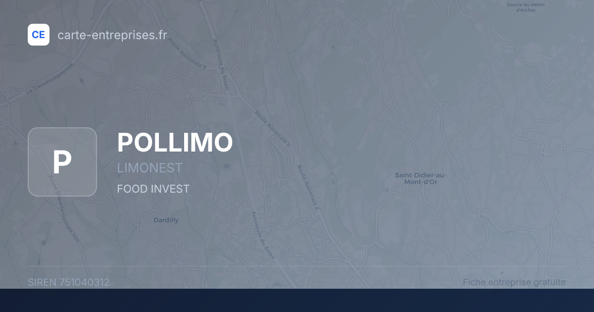 POLLIMO — 751040312 — fiche entreprise