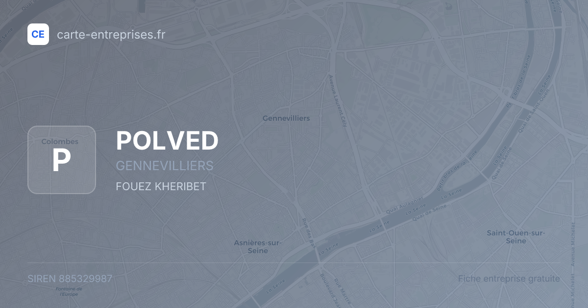 POLVED — 885329987 — fiche entreprise