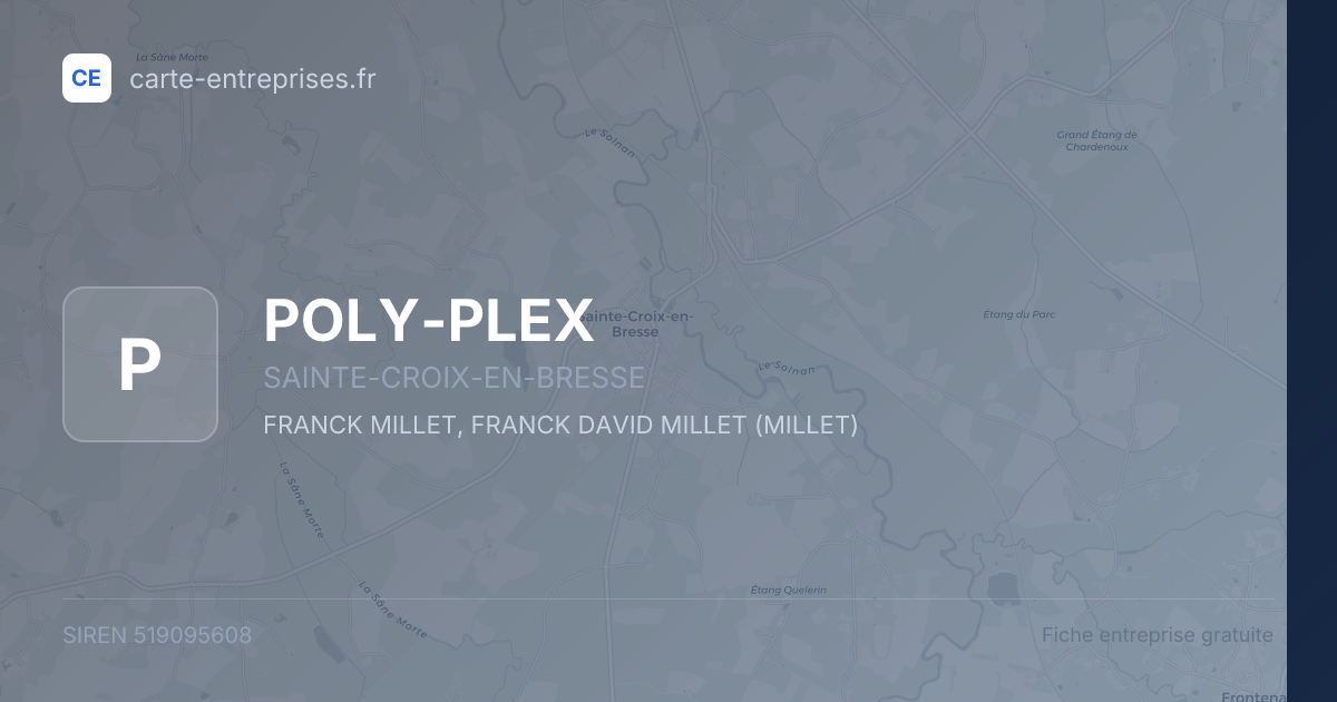 POLY-PLEX — 519095608 — fiche entreprise