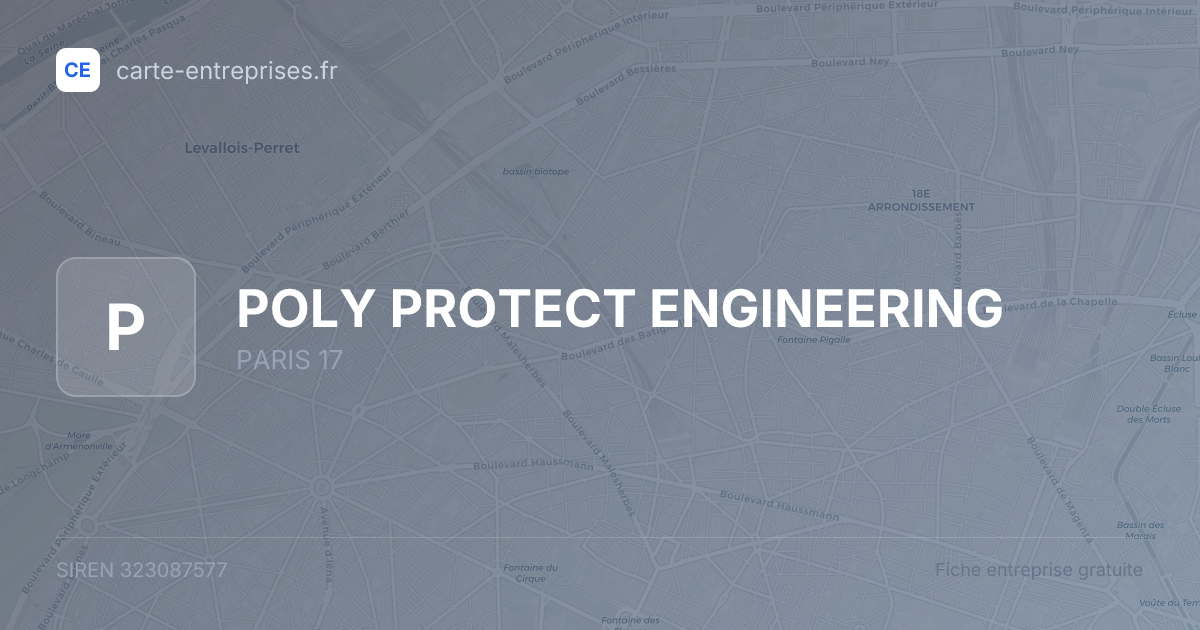 POLY PROTECT ENGINEERING — 323087577 — fiche entreprise