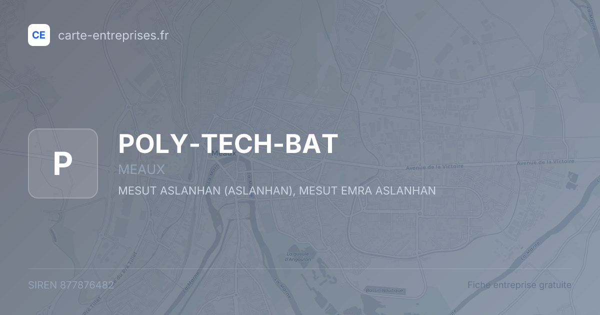 POLY-TECH-BAT — 877876482 — fiche entreprise