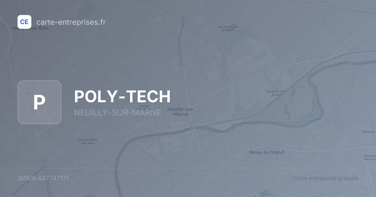 POLY-TECH — 447747171 — fiche entreprise