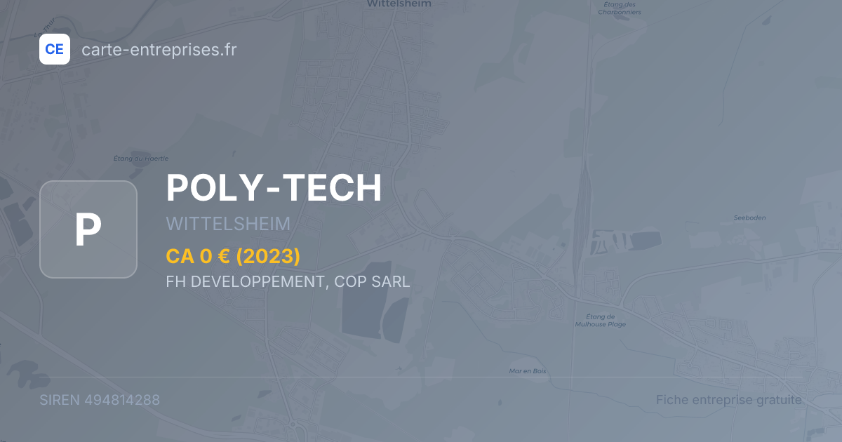 POLY-TECH — 494814288 — fiche entreprise