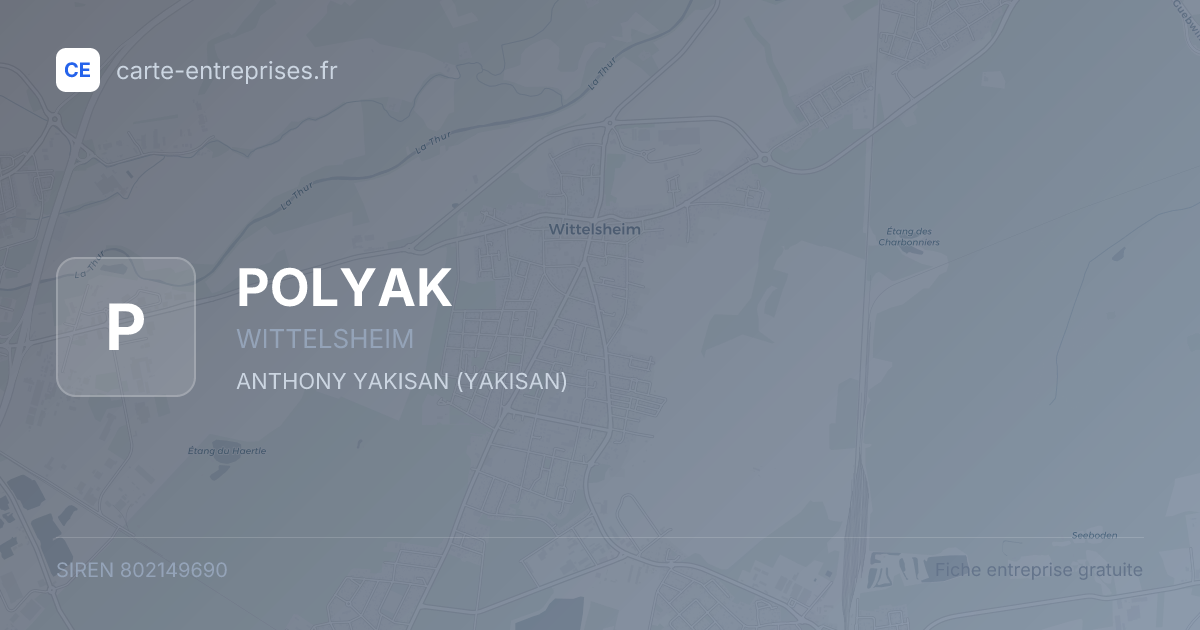 POLYAK — 802149690 — fiche entreprise