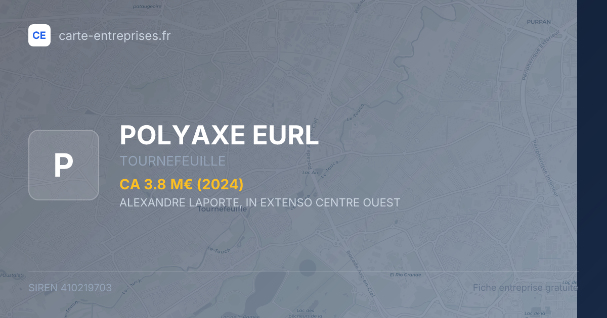 POLYAXE EURL — 410219703 — fiche entreprise