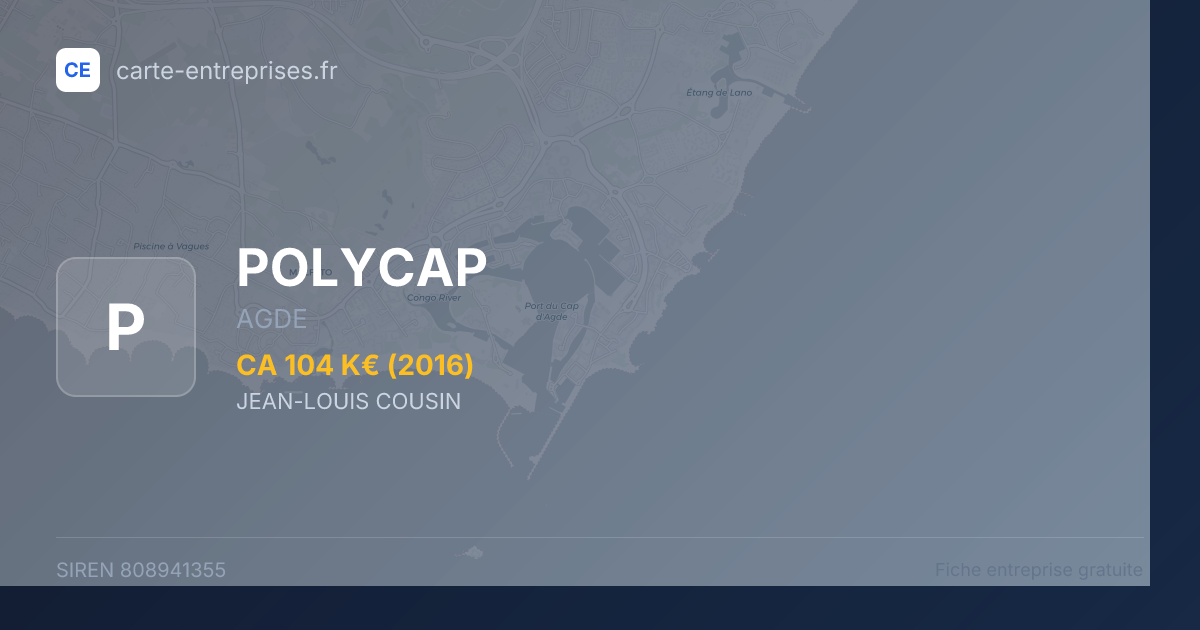 POLYCAP — 808941355 — fiche entreprise