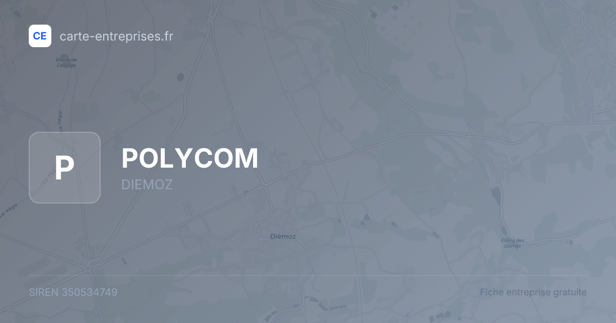 POLYCOM — 350534749 — fiche entreprise