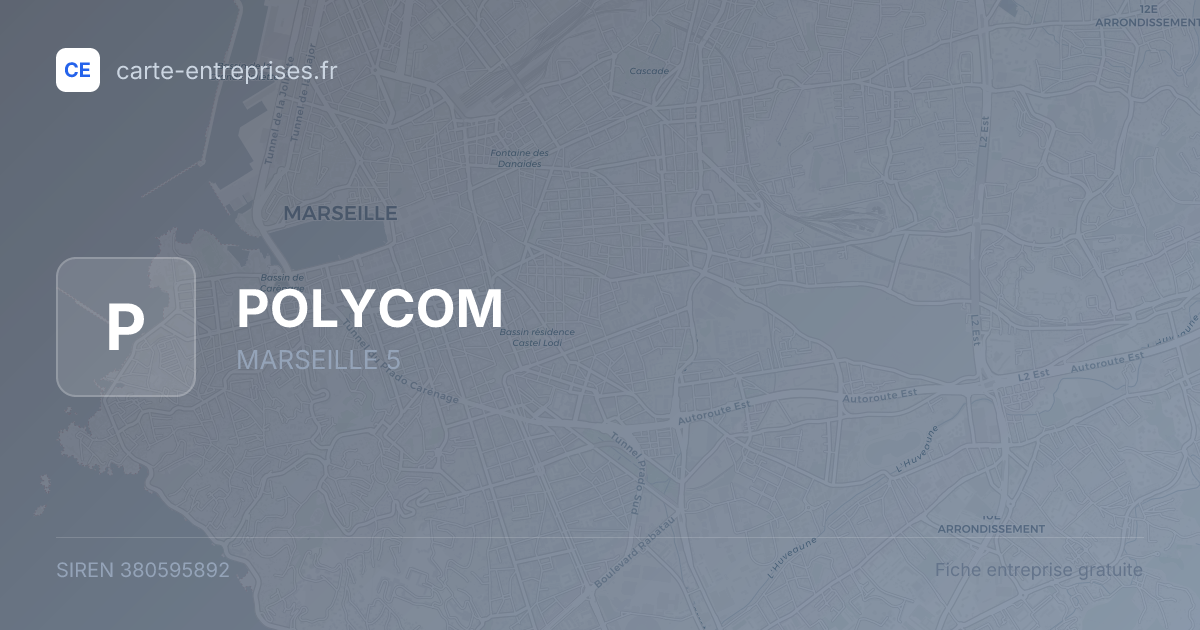 POLYCOM — 380595892 — fiche entreprise