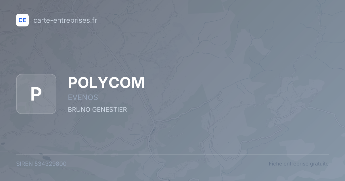 POLYCOM — 534329800 — fiche entreprise