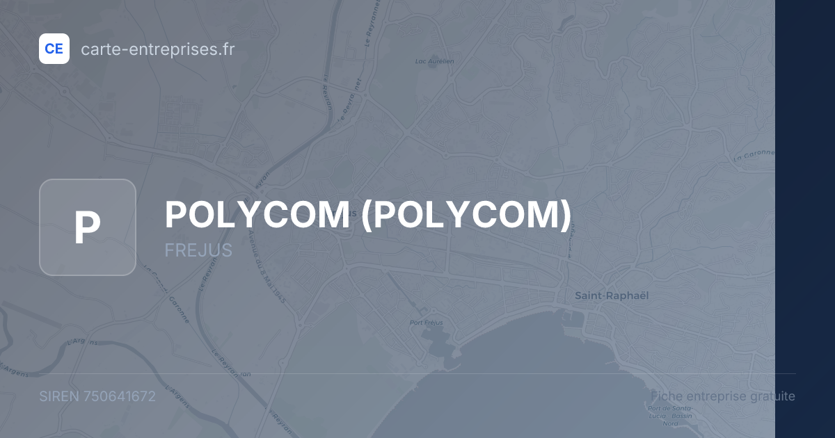 POLYCOM — 750641672 — fiche entreprise