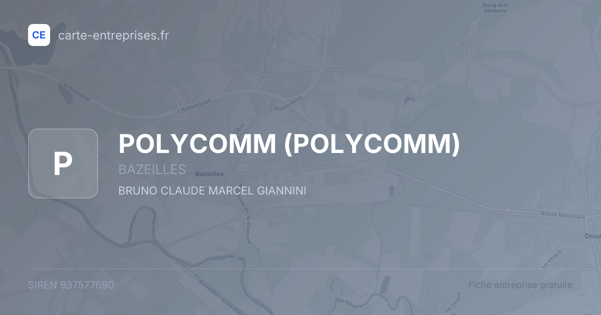 POLYCOMM — 937577690 — fiche entreprise