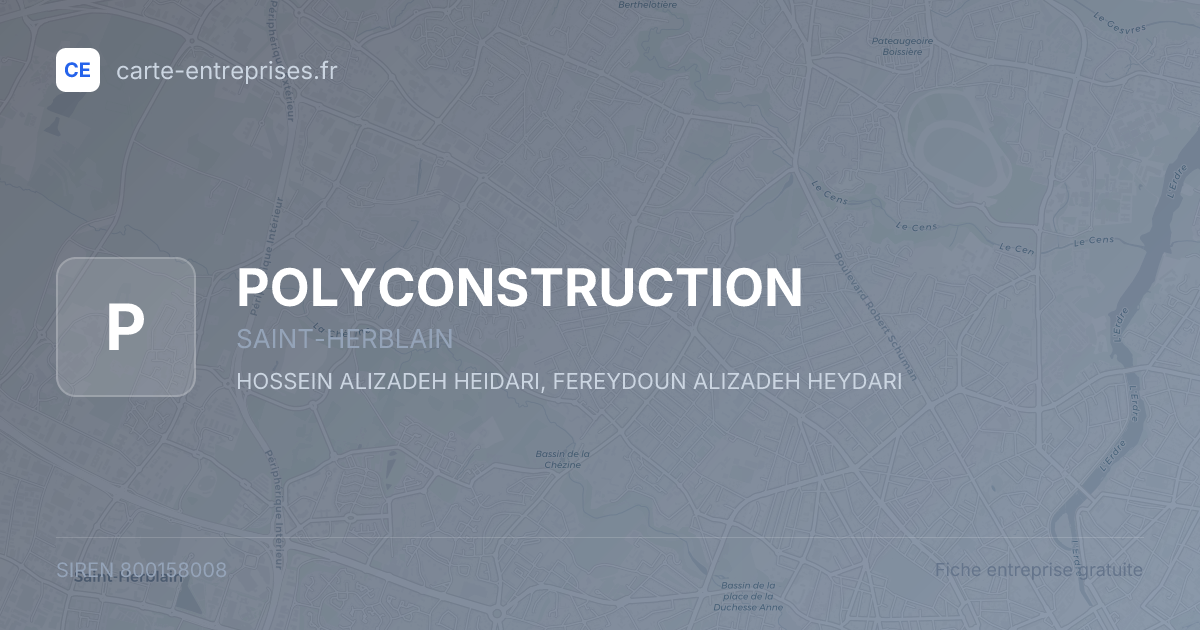 POLYCONSTRUCTION — 800158008 — fiche entreprise
