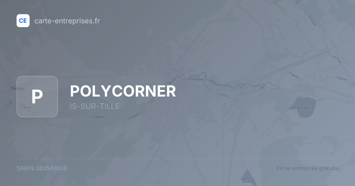 POLYCORNER — 382548618 — fiche entreprise