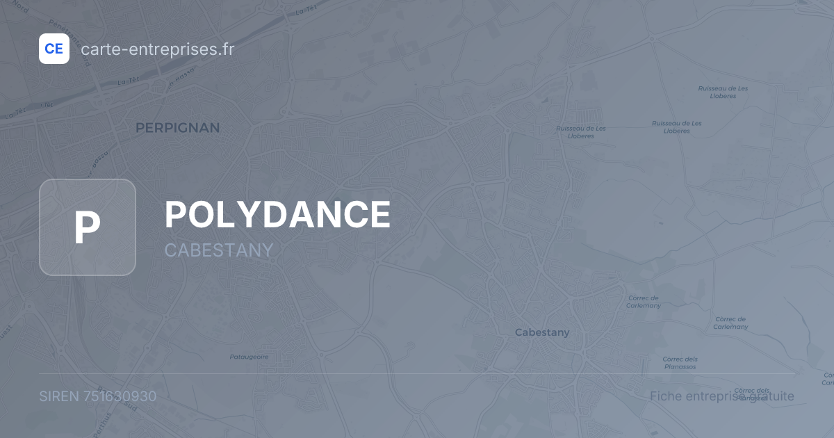 POLYDANCE — 751630930 — fiche entreprise