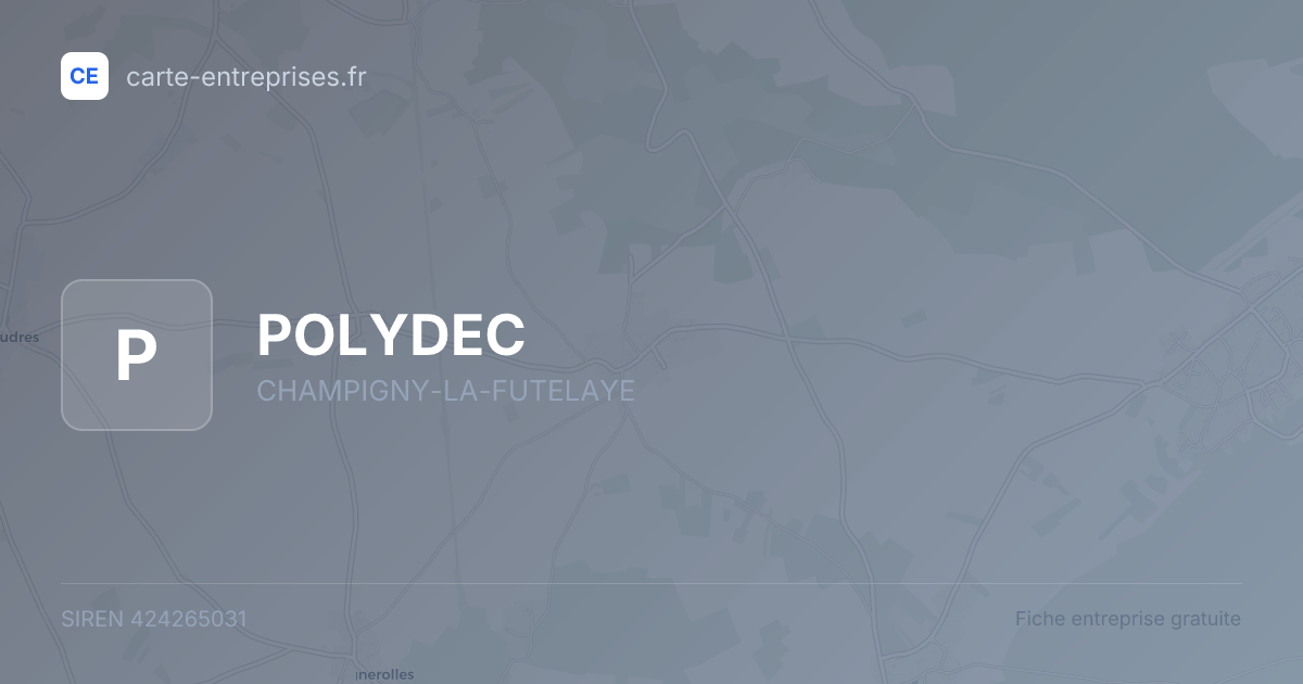 POLYDEC — 424265031 — fiche entreprise