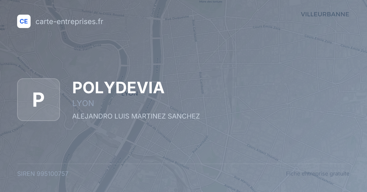 POLYDEVIA — 995100757 — fiche entreprise