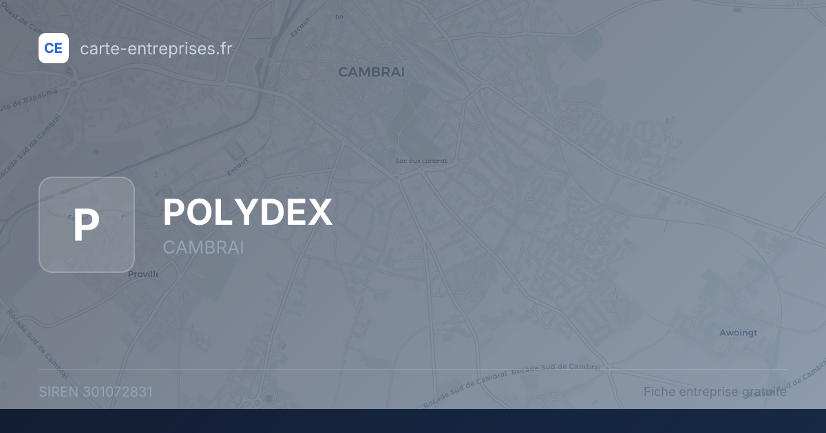 POLYDEX — 301072831 — fiche entreprise