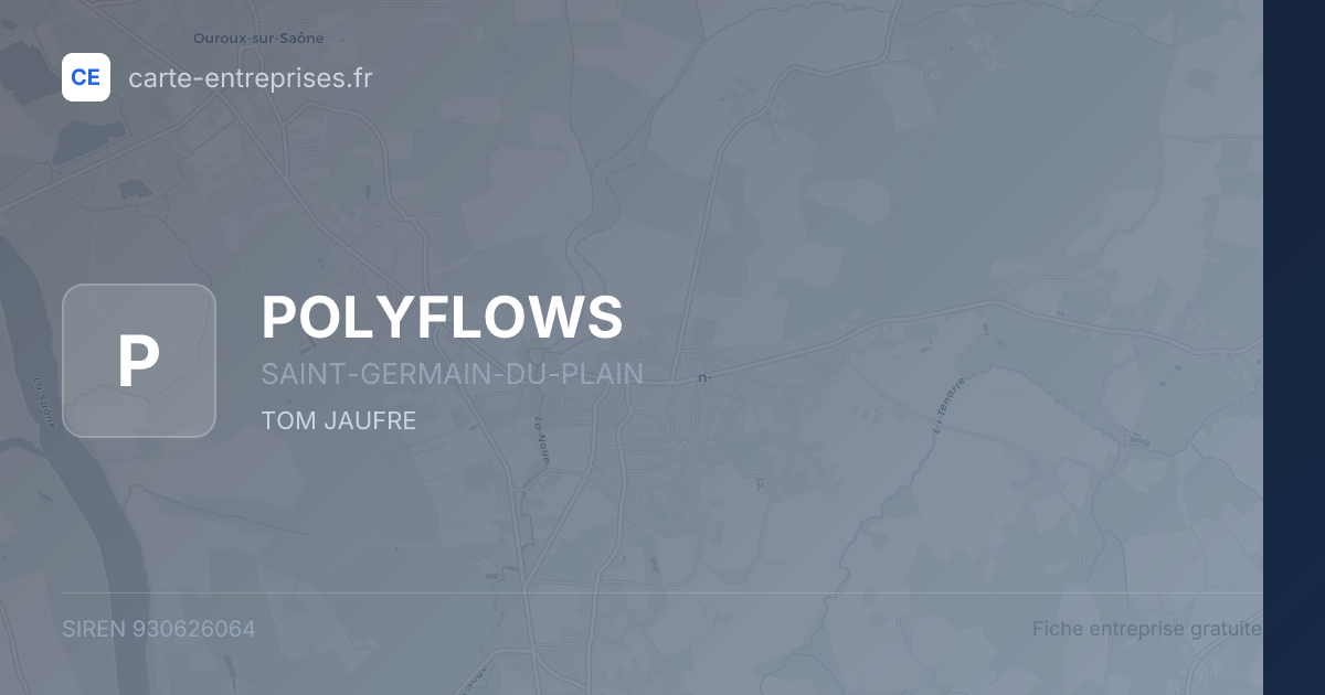 POLYFLOWS — 930626064 — fiche entreprise