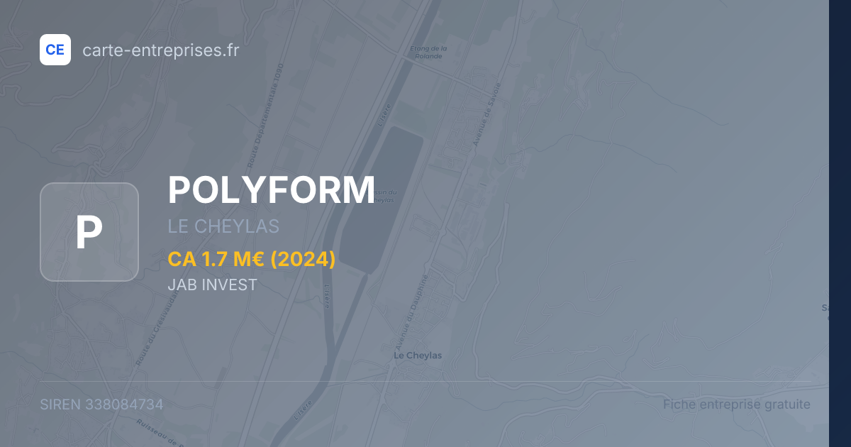 POLYFORM — 338084734 — fiche entreprise