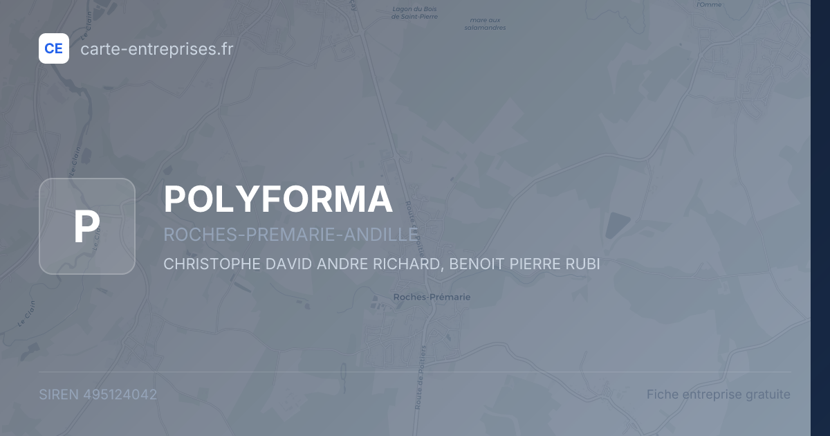 POLYFORMA — 495124042 — fiche entreprise