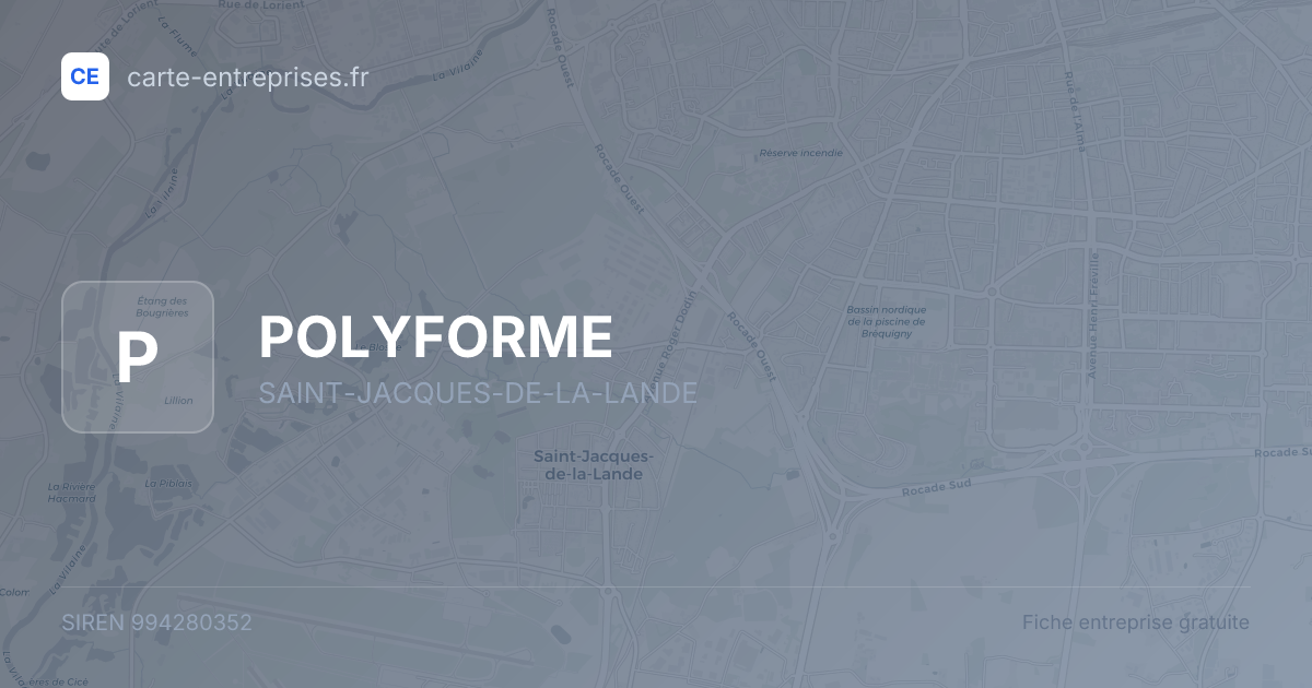 POLYFORME — 994280352 — fiche entreprise