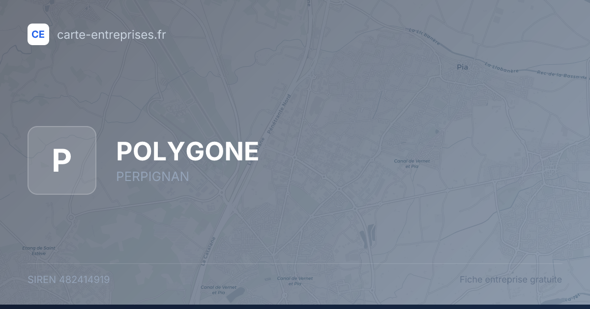 POLYGONE — 482414919 — fiche entreprise