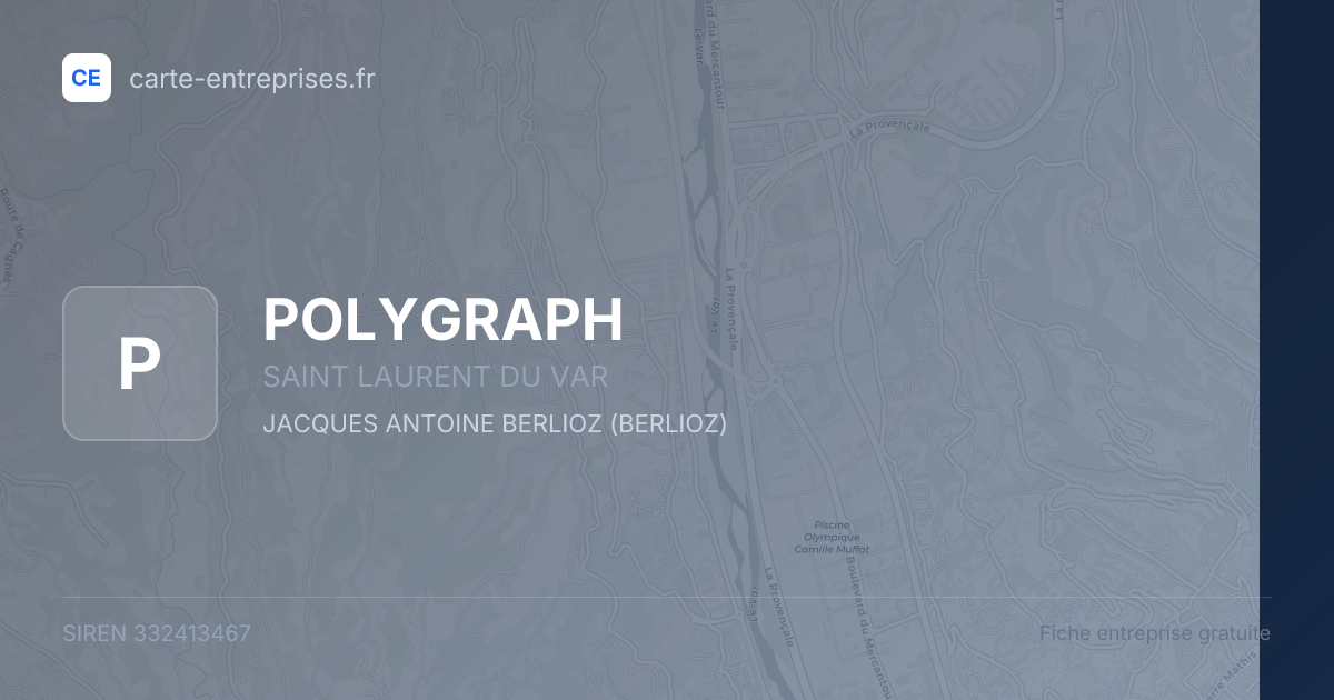 POLYGRAPH — 332413467 — fiche entreprise