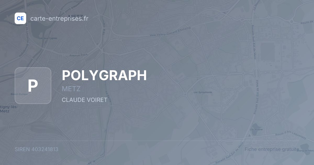 POLYGRAPH — 403241813 — fiche entreprise