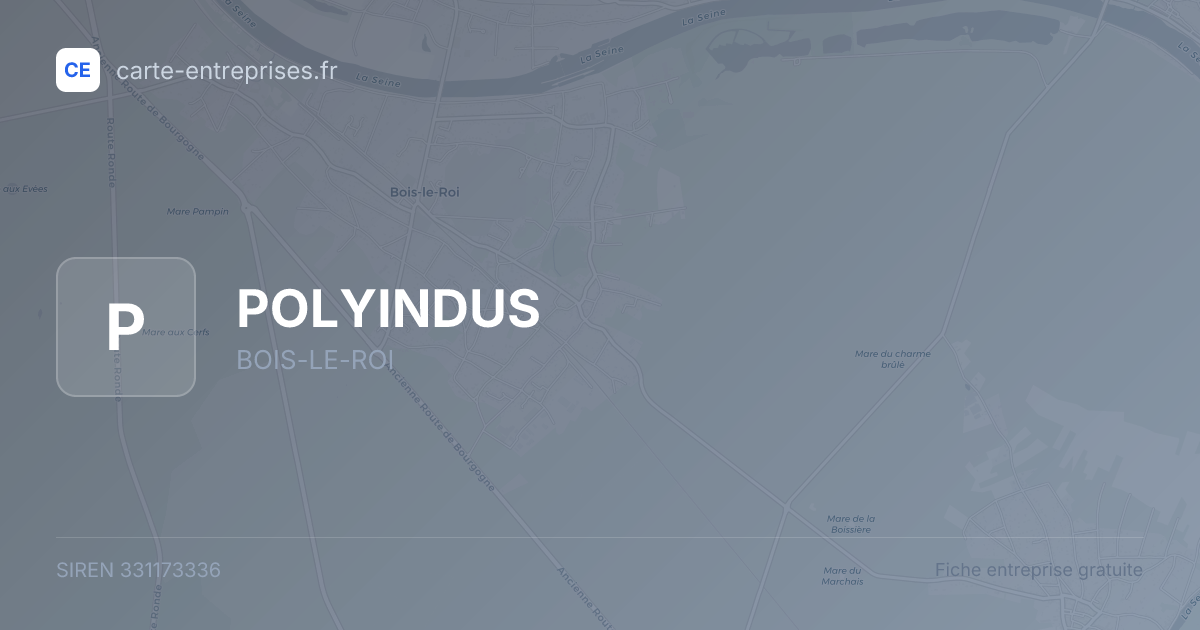 POLYINDUS — 331173336 — fiche entreprise