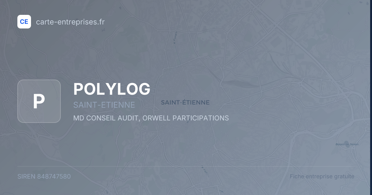 POLYLOG — 848747580 — fiche entreprise