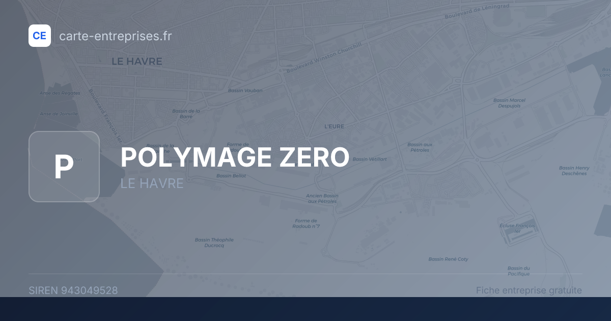 POLYMAGE ZERO — 943049528 — fiche entreprise