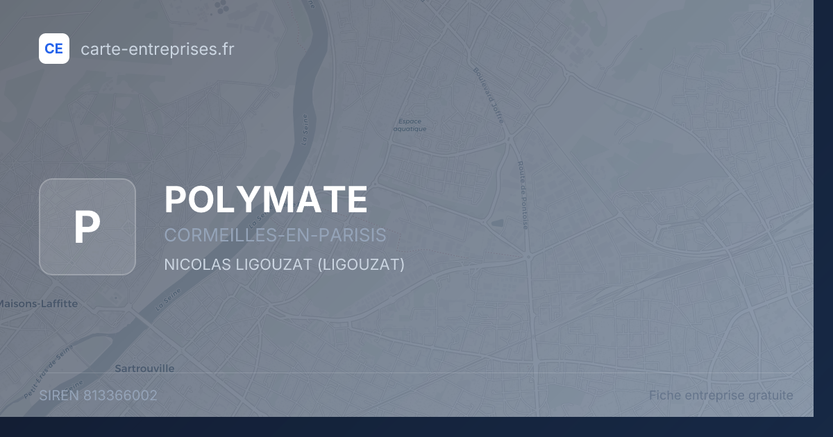 POLYMATE — 813366002 — fiche entreprise