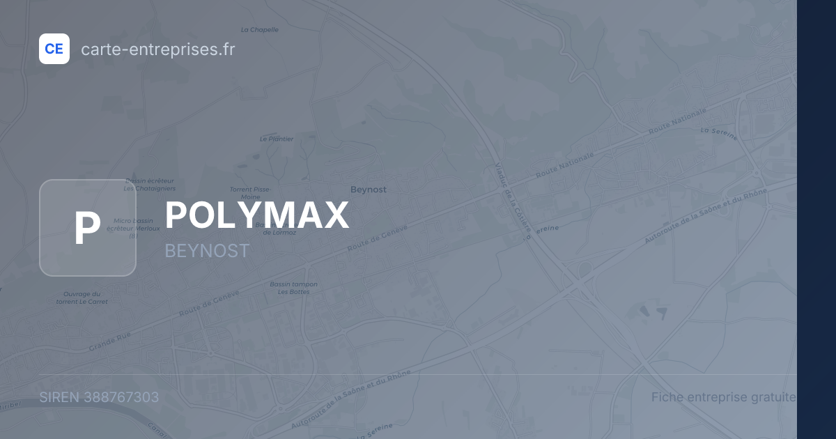 POLYMAX — 388767303 — fiche entreprise