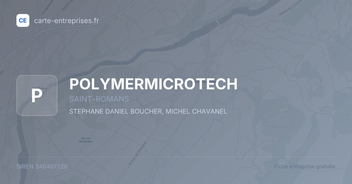 POLYMERMICROTECH — 348467226 — fiche entreprise