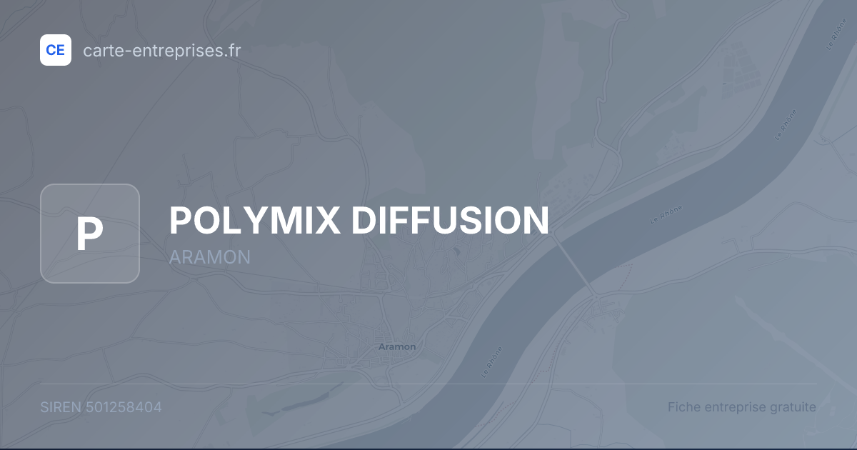 POLYMIX DIFFUSION — 501258404 — fiche entreprise