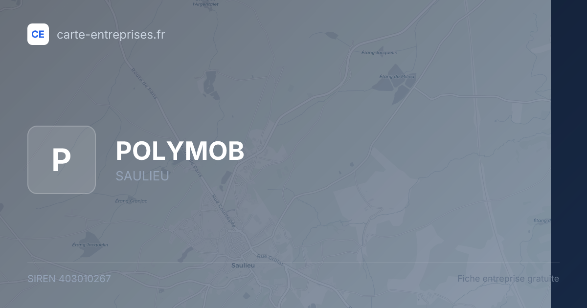 POLYMOB — 403010267 — fiche entreprise